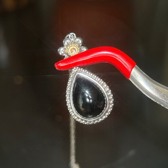 925/14k Alwan Vahan Onyx Necklace - Picture 2 of 8